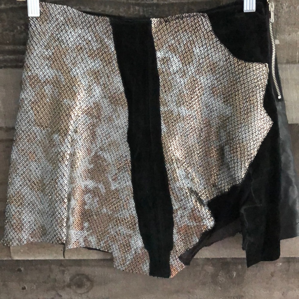 Steam Punk Inspired Mini Skirt